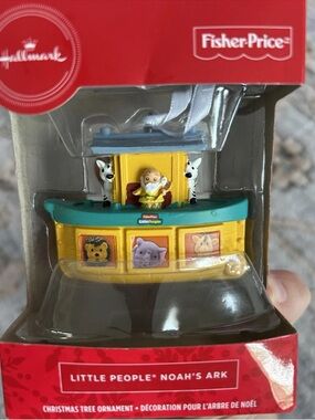 Hallmark Fisher-Price Little People Noah’s Ark Ornament In Original Box 2019